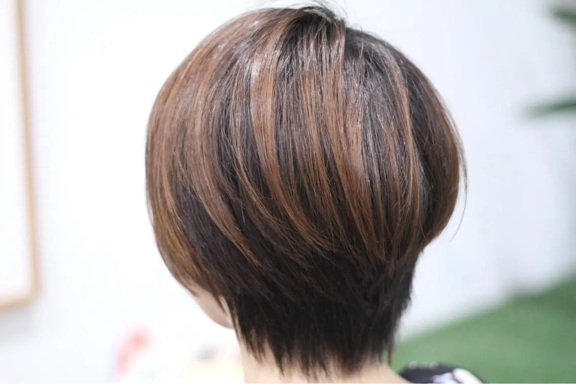 ショート パーマ ショートボブ ボブ ショートヘア 矢島 真樹のヘアスタイル