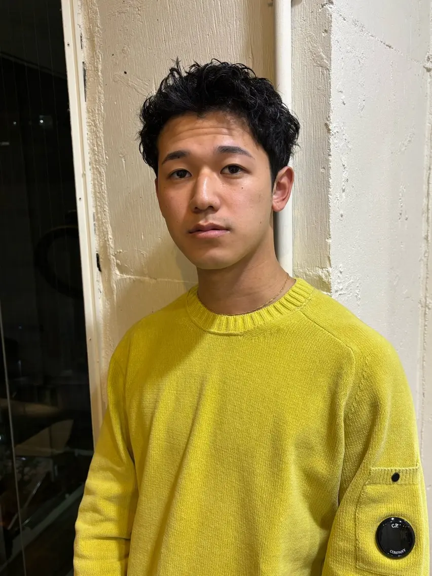 ショート パーマ メンズ カット パーマ ⚡️メンズ特化⚡️ HIROTOのヘアスタイル