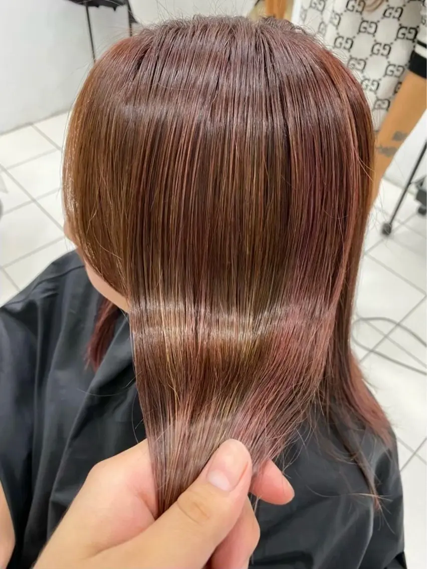 セミロング トリートメント 🫧透明感 ×艶🫧 吉田 陽菜のヘアスタイル
