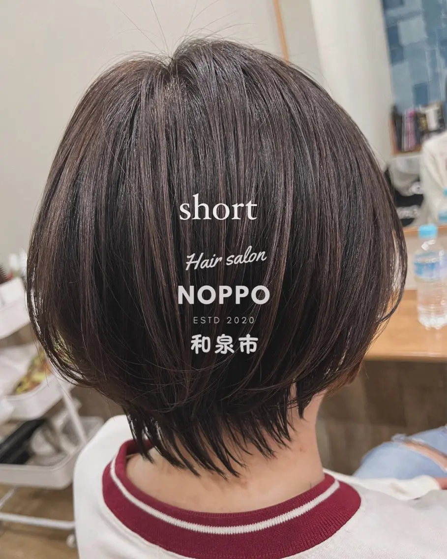 ショート カラー NOPPO 和泉市 美容室/奥村 飛鳥のヘアスタイル