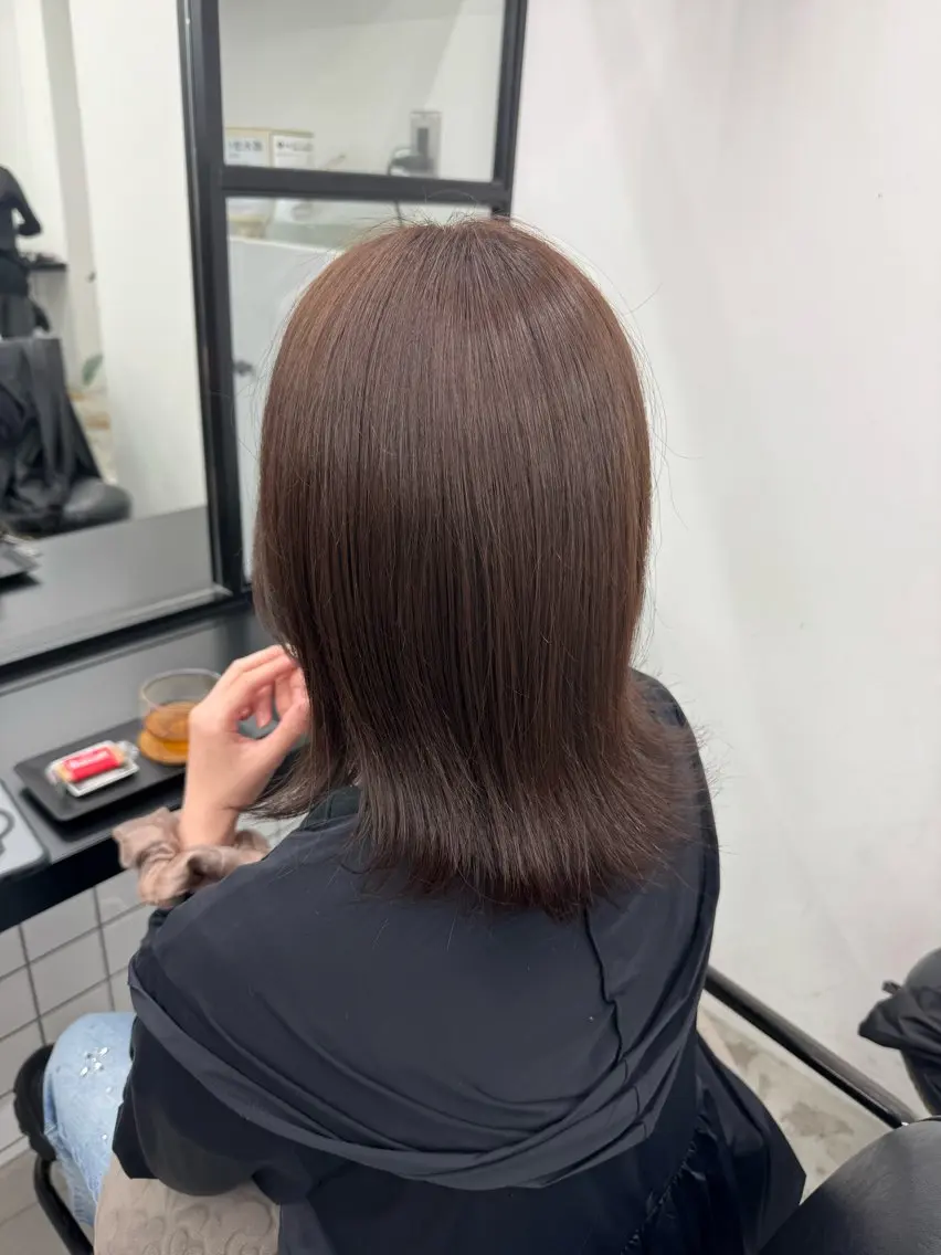 ミディアム カラー ダブルカラー ヘアカラー 🩵しの🩵 JILLSTUDIOのヘアスタイル