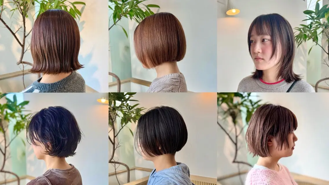 ミディアム 安藤 暁のヘアスタイル