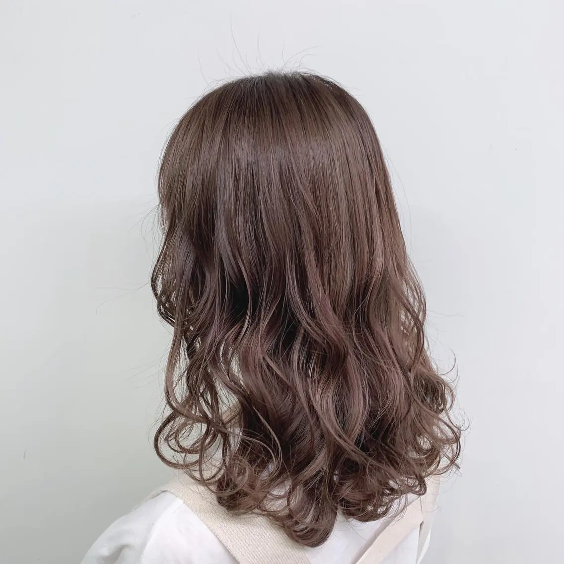 セミロング ヘアカラー トリートメント ヘッドスパ ヘアセット 公式🎠LAND 池袋店🎠のヘアスタイル