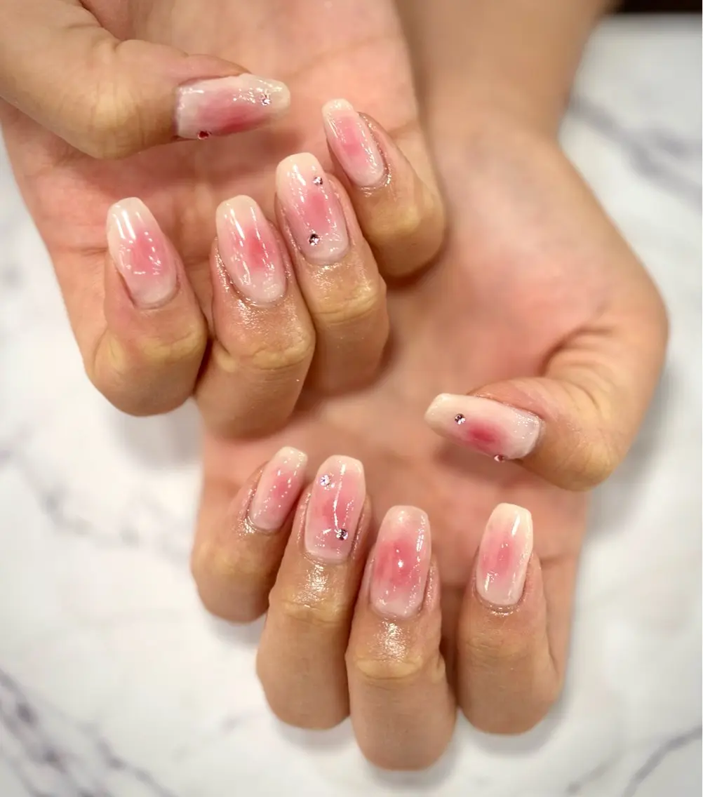 ネイル ゆうちゃんネイル フィルイン対応サロンのネイルデザイン