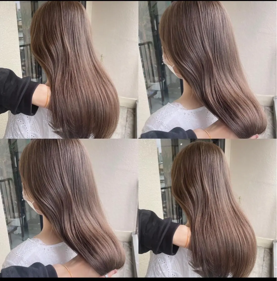 ミディアム カラー ヘアカラー トリートメント ヘッドスパ ヘアセット 髪質改善/レイヤー カット手塚奨のヘアスタイル
