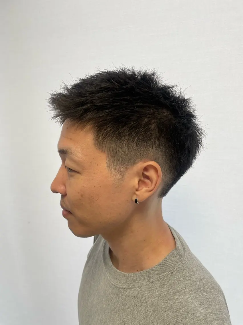 ショート メンズ BLEACH 🟥 PERM 天神🏆のヘアスタイル