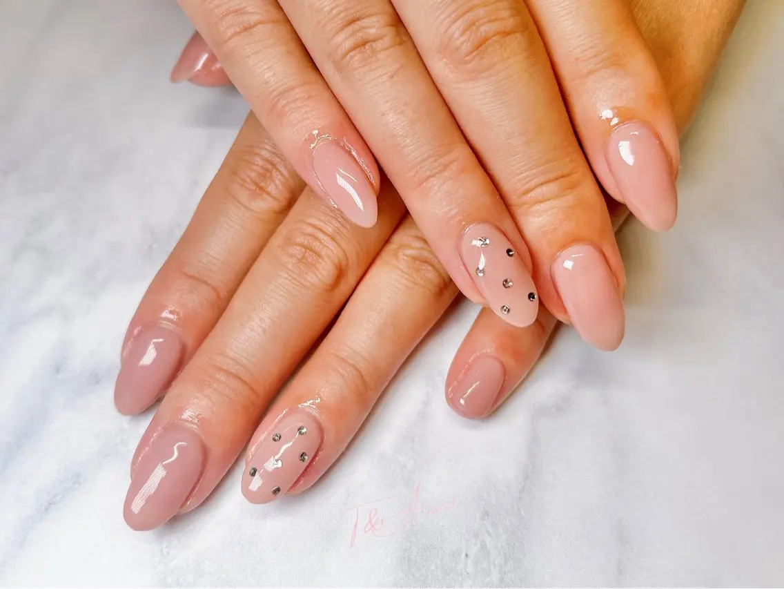 ネイル ジェルネイル オフィスネイル ワンカラーネイル スカルプネイル シンプルネイル T&A nailのネイルデザイン