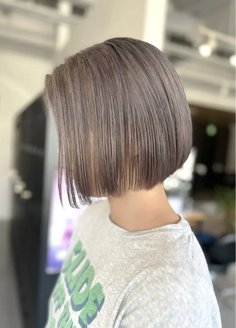 ミディアム 浅原 恵樹のヘアスタイル