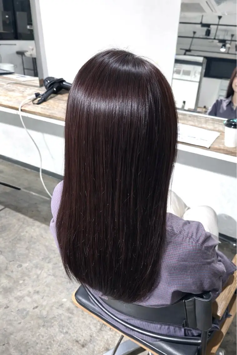 セミロング カラー ブリーチ ブラウンカラー 透明感カラー ブリーチなしカラー レッドカラー 🌼ブリーチ/個性派 ヘアセットMei🌼のヘアスタイル