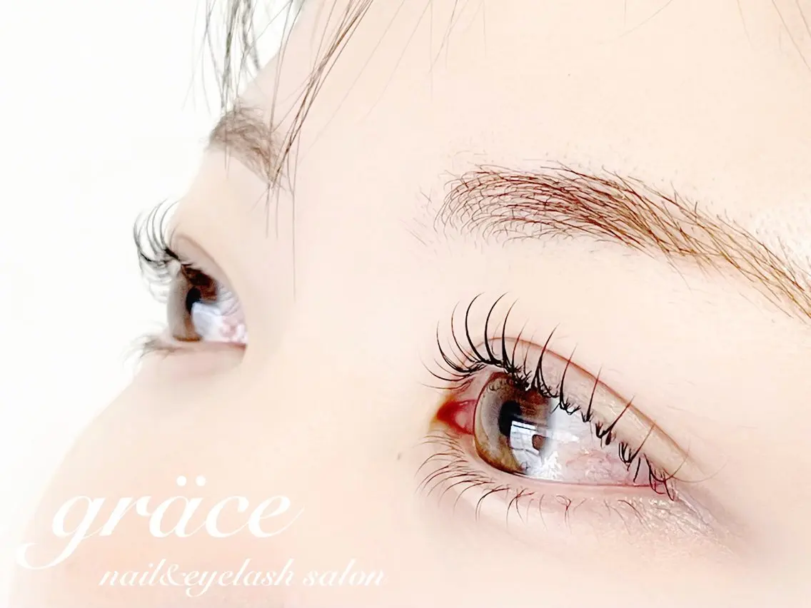 マツエク・マツパ ケラチンラッシュリフト まつげパーマ gräce nail&eyeのネイルデザイン