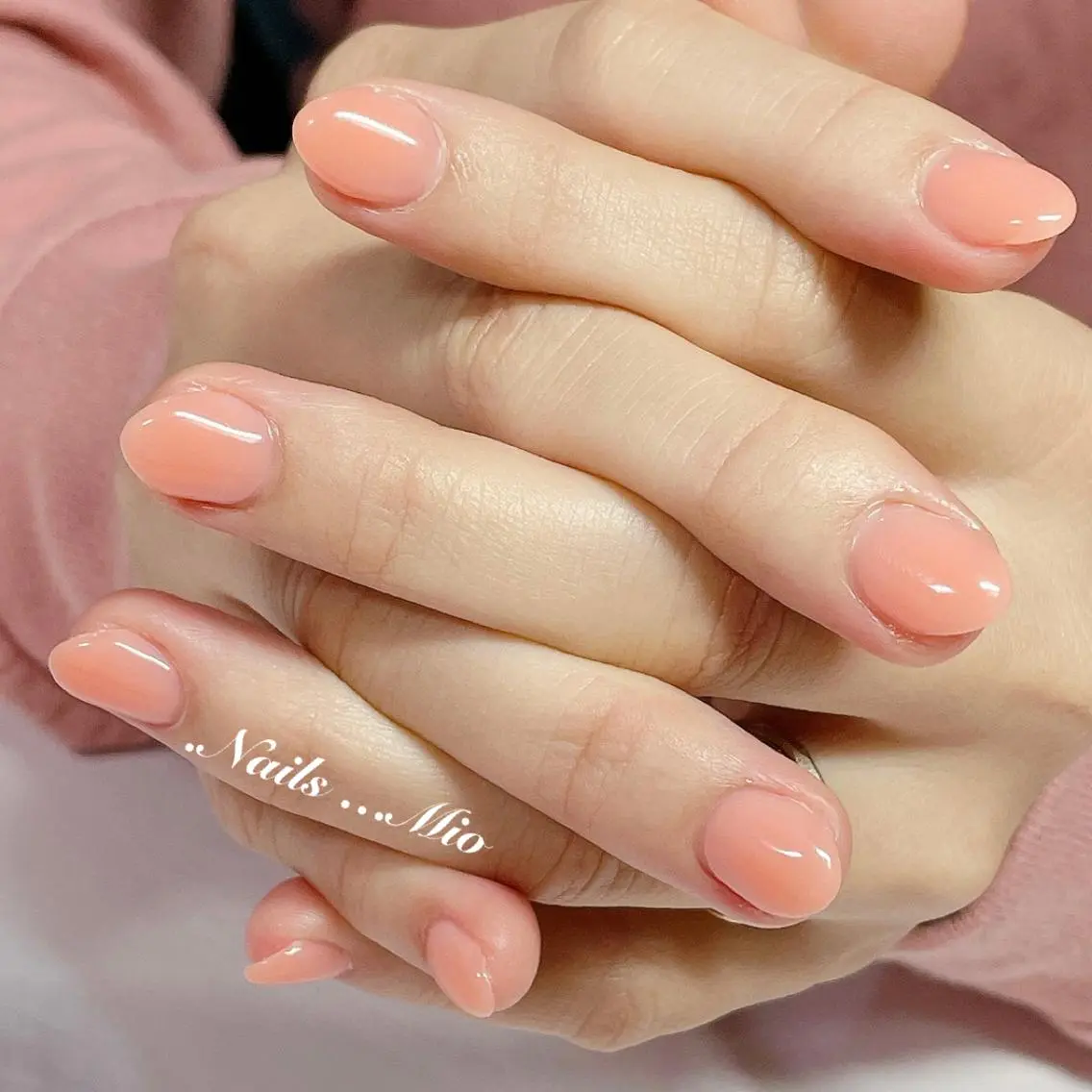 ネイル ワンカラーネイル .Nails Mio 赤羽西ネイルサロンのネイルデザイン