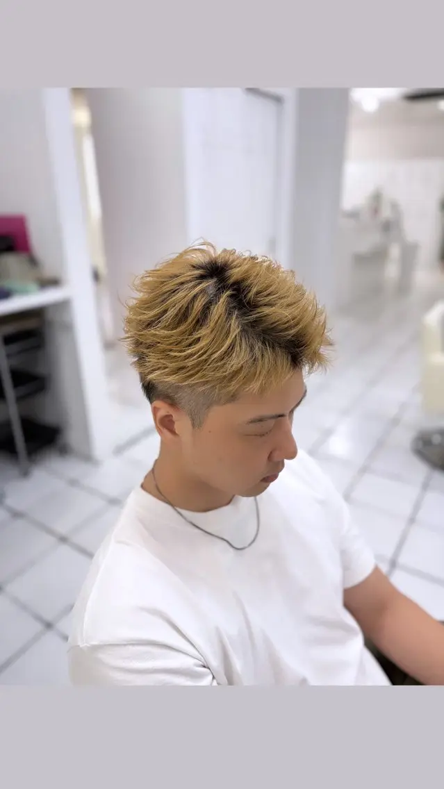 メンズ カット 阿部 渓太のヘアスタイル