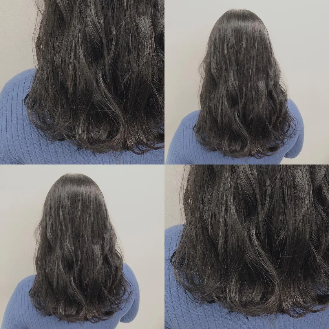 ロング カラー パーマ ヘアアレンジ メンズ キッズ ネイル マツエク・マツパ 上品＆韓国風 🥀海心🥀のヘアスタイル