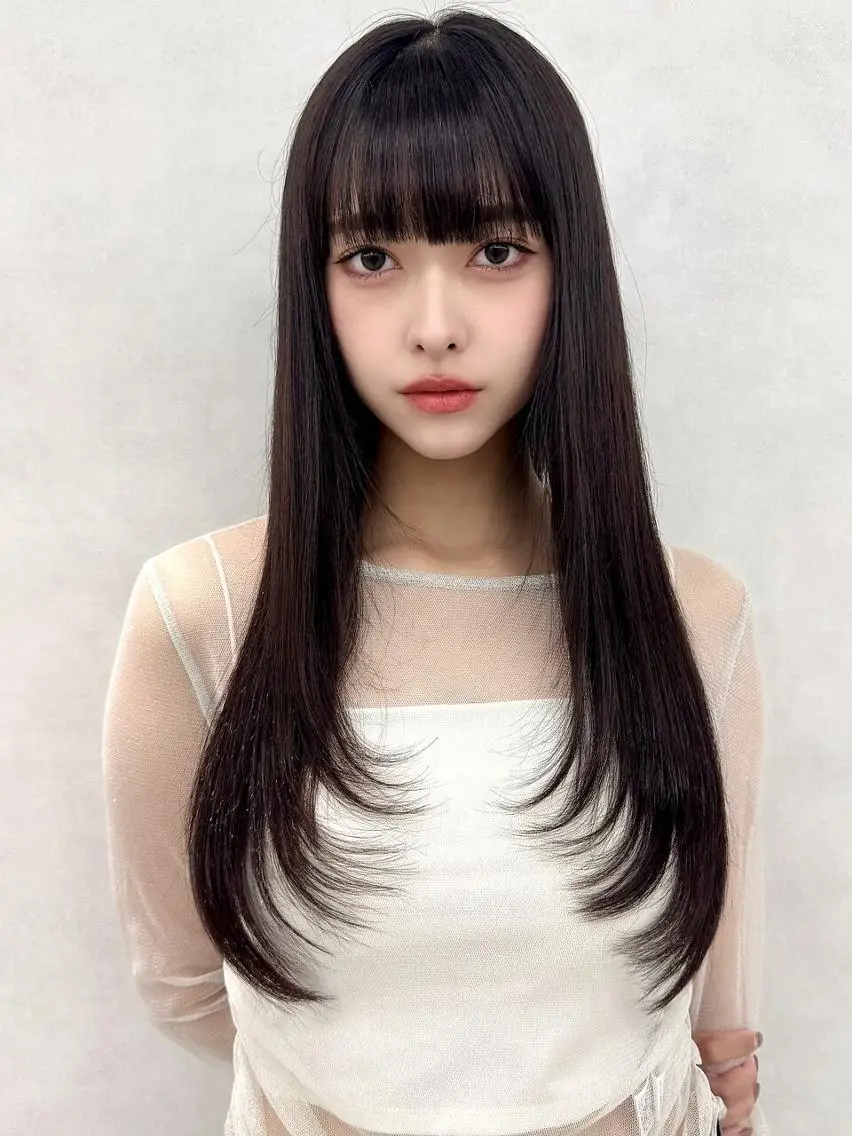 プレミアム縮毛矯正+3ステップオージュアトリートメント¥16000の写真