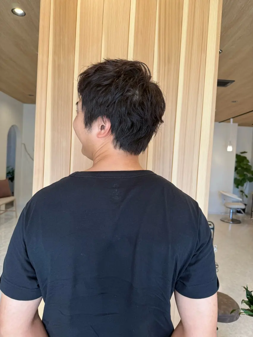 パーマ メンズ 檀上 友佳里のヘアスタイル