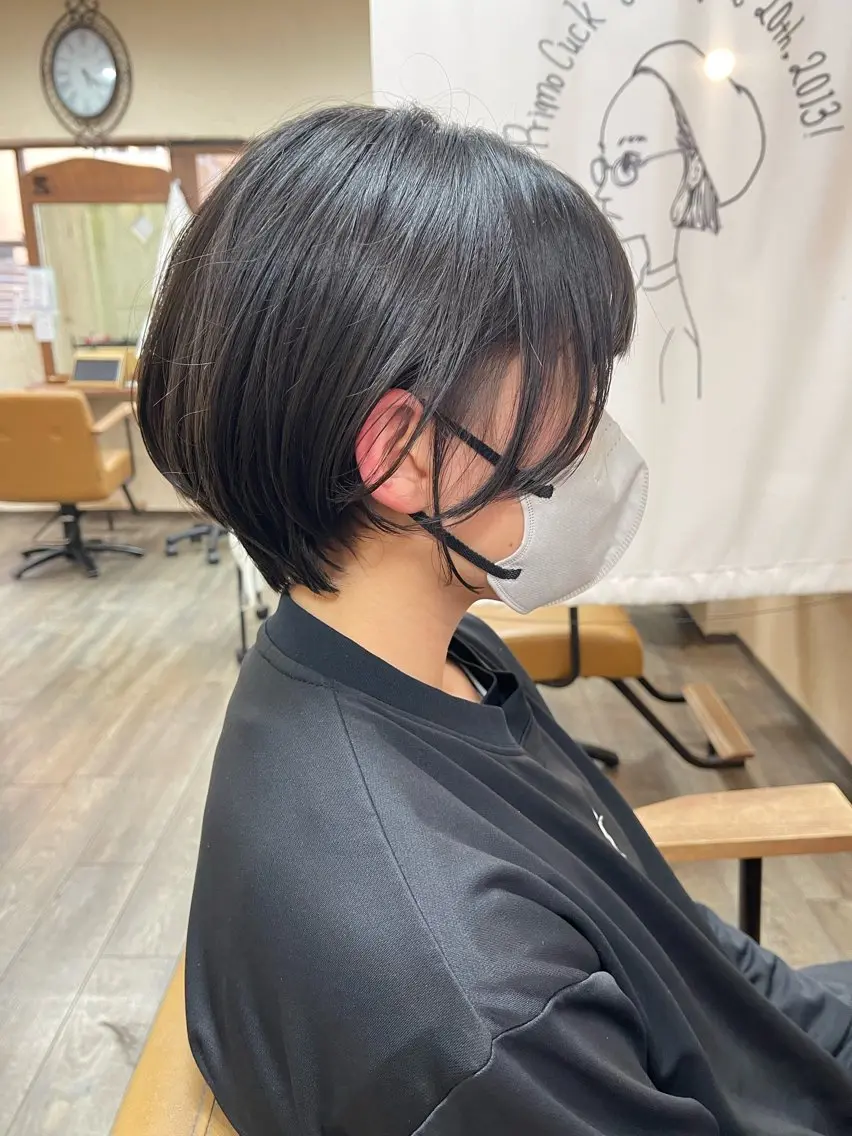 ショート 似合わせカット ショートヘア カット 磧本 祐里恵のヘアスタイル