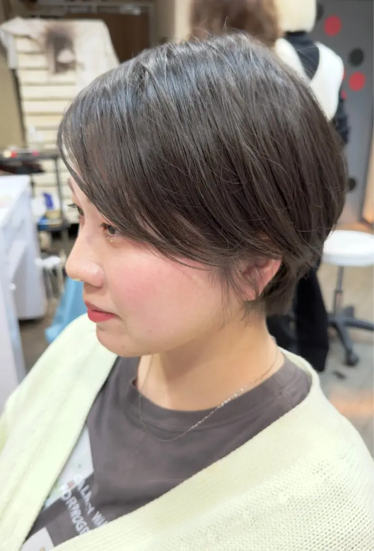 ショート ショートボブ ボブ 似合わせカット ショートヘア カット ドライ カット✂️髪質改善のヘアスタイル