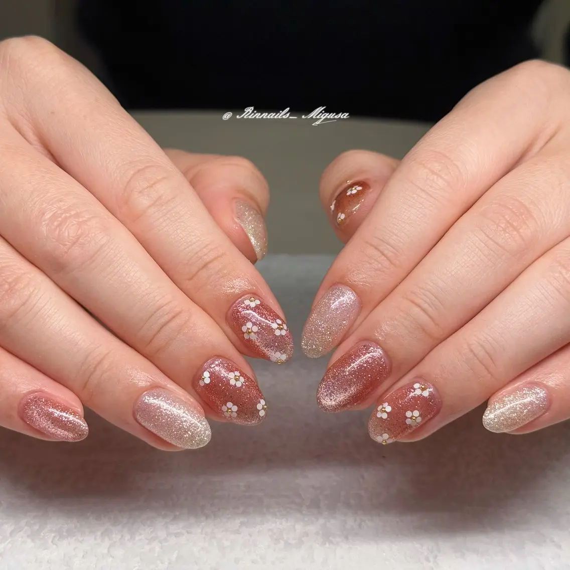 ショート RIN NAILS ᥫ᭡Migusaのネイルデザイン