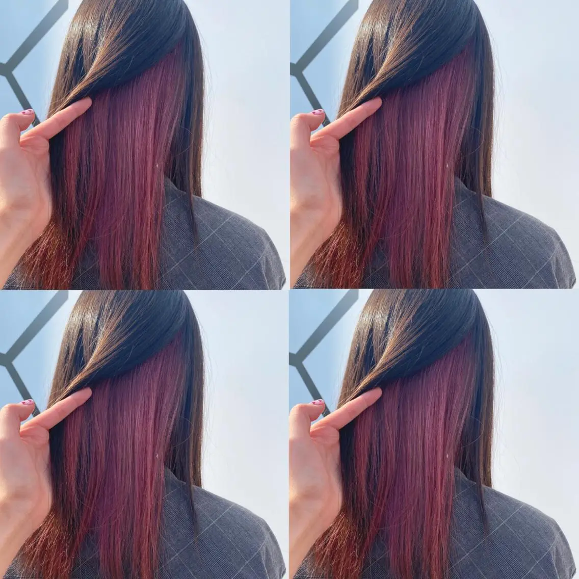 ロング カラー 💘韓国カラー💘 クルミのヘアスタイル