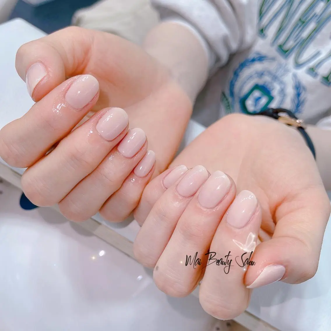 ネイル ジェルネイル パラジェル ワンホンネイル MaiBeauty Niのネイルデザイン