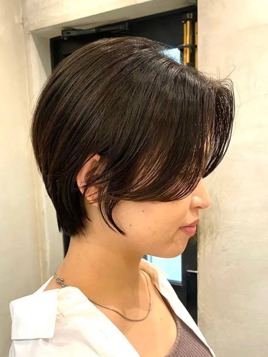セミロング ヘアカラー トリートメント 新宿/顔周りカット +レイヤー＝しずく♩のヘアスタイル