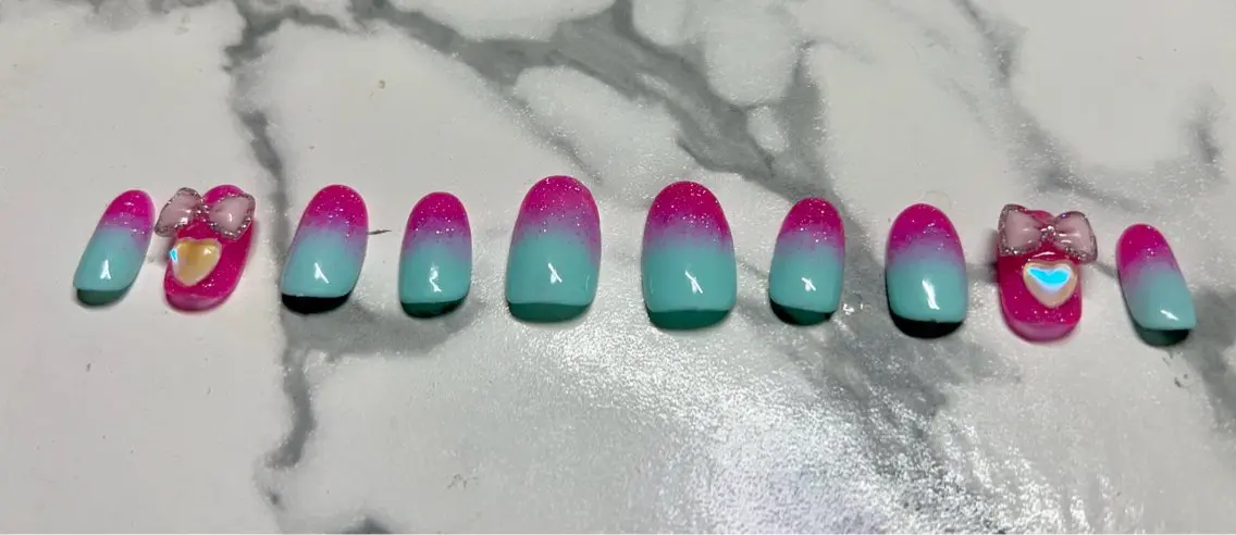 キッズ ネイル ネイルチップ k.nail #ksmのネイルデザイン