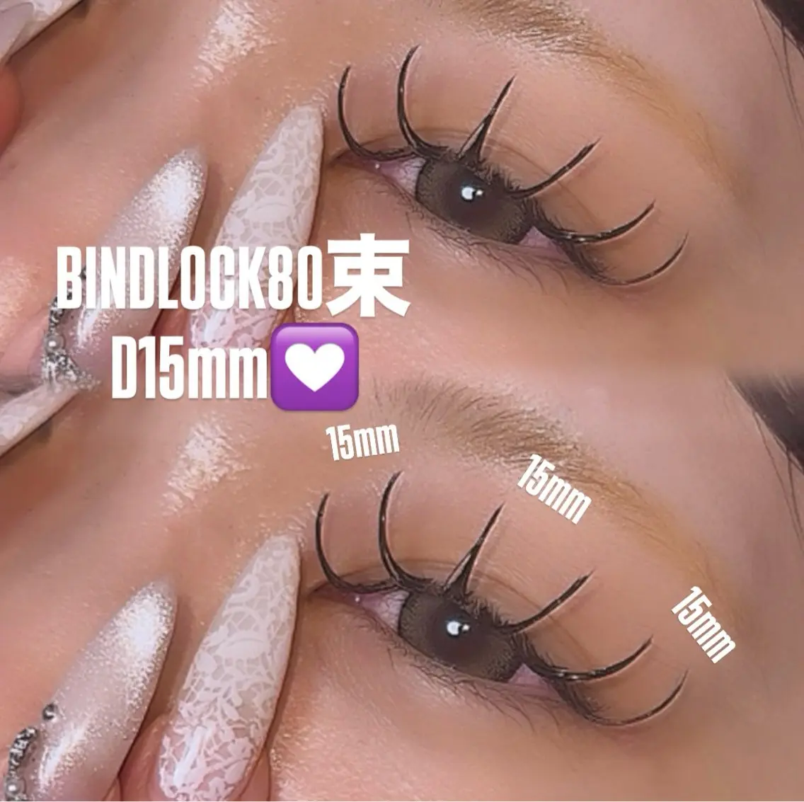 マツエク・マツパ BAMBI 🖤honoのマツエク・マツパデザイン