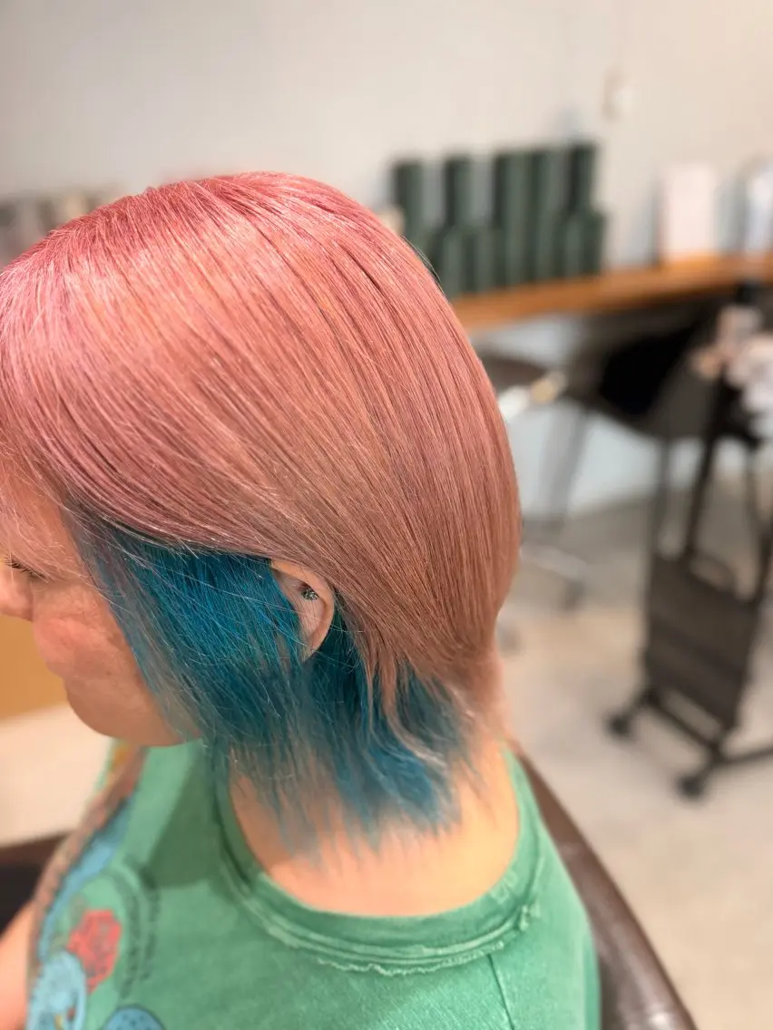 🍒ブリーチカラー🍒(ハイライト、インナーカラー🙆🏼‍♀️)の写真