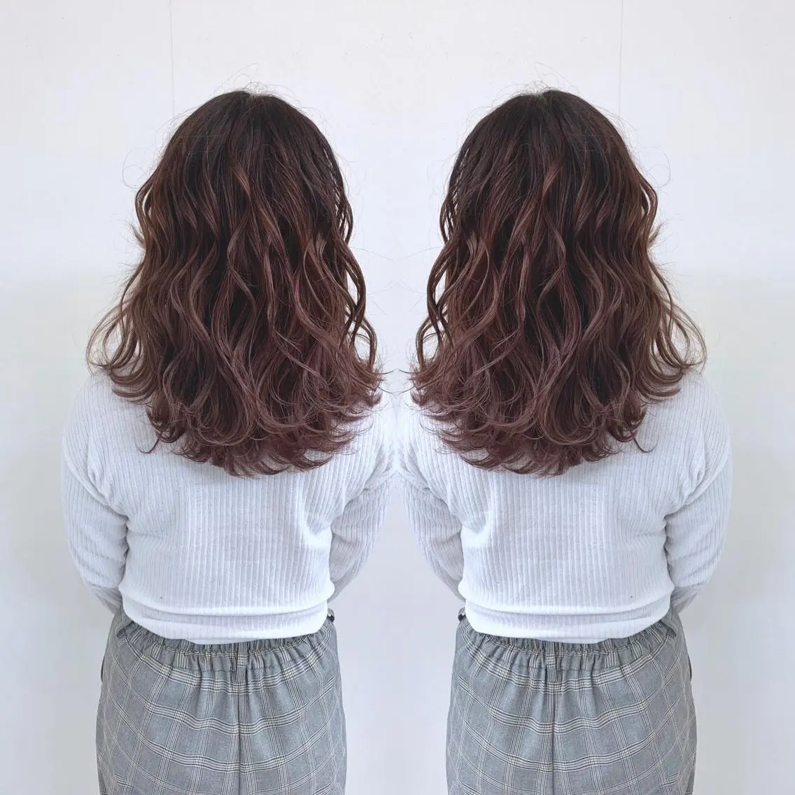 ミディアム 穐田 司樹のヘアスタイル