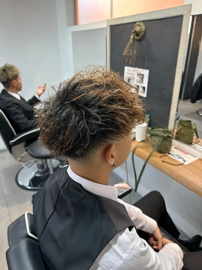 カラー パーマ メンズ 大宮パーマ職人 🇺🇸隼也🇪🇸のヘアスタイル