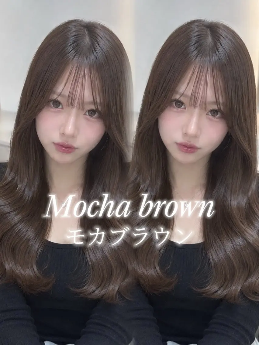 ロング カラー 縮毛矯正 トリートメント naho💚 カットモデル✂️.⋆のヘアスタイル