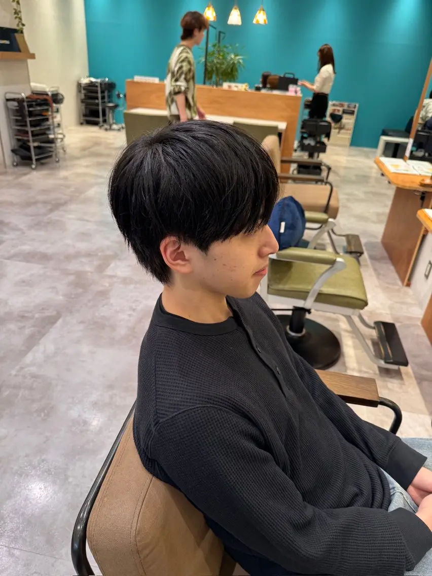 メンズ カットモデル𓍲横堤 🫧秋積日向のヘアスタイル