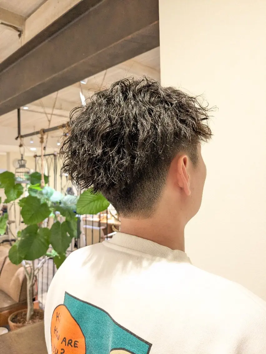 パーマ メンズ メンズパーマ ツイストスパイラルパーマ スパイラルパーマ カット パーマ Spring Akariのヘアスタイル