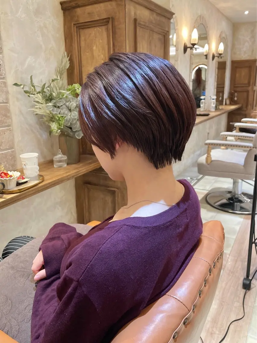 ショート カット ヘアカラー トリートメント 肩上の長さお任せ☆ マンツーマン*小泉*のヘアスタイル