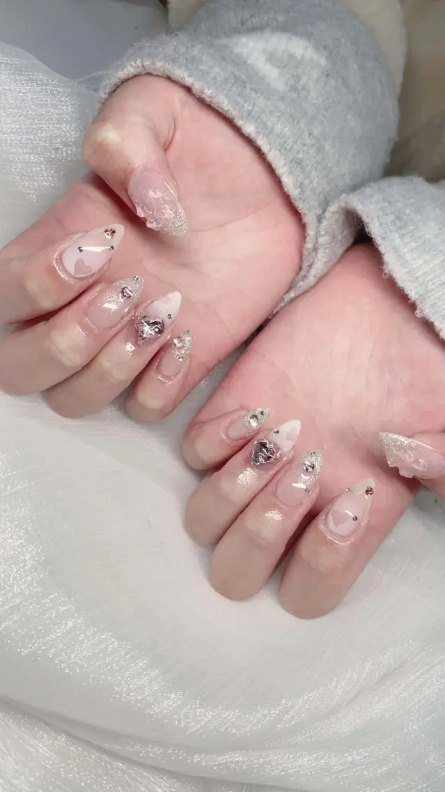 ネイル フレンチネイル グラデーション 韓国ネイル マグネットネイル ニュアンスネイル ハンドネイル Squen Nail shinjukuのネイルデザイン