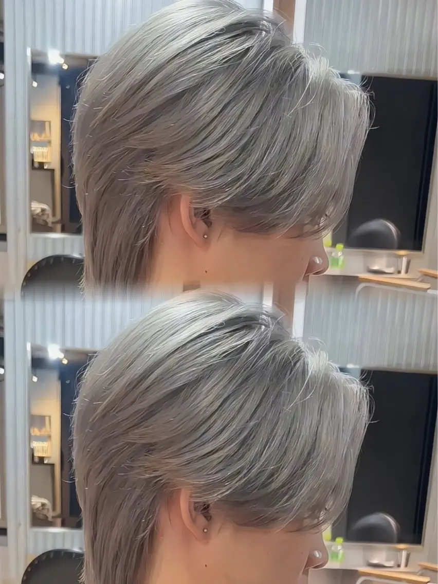 カット＋ブリーチ2回＋カラーの写真