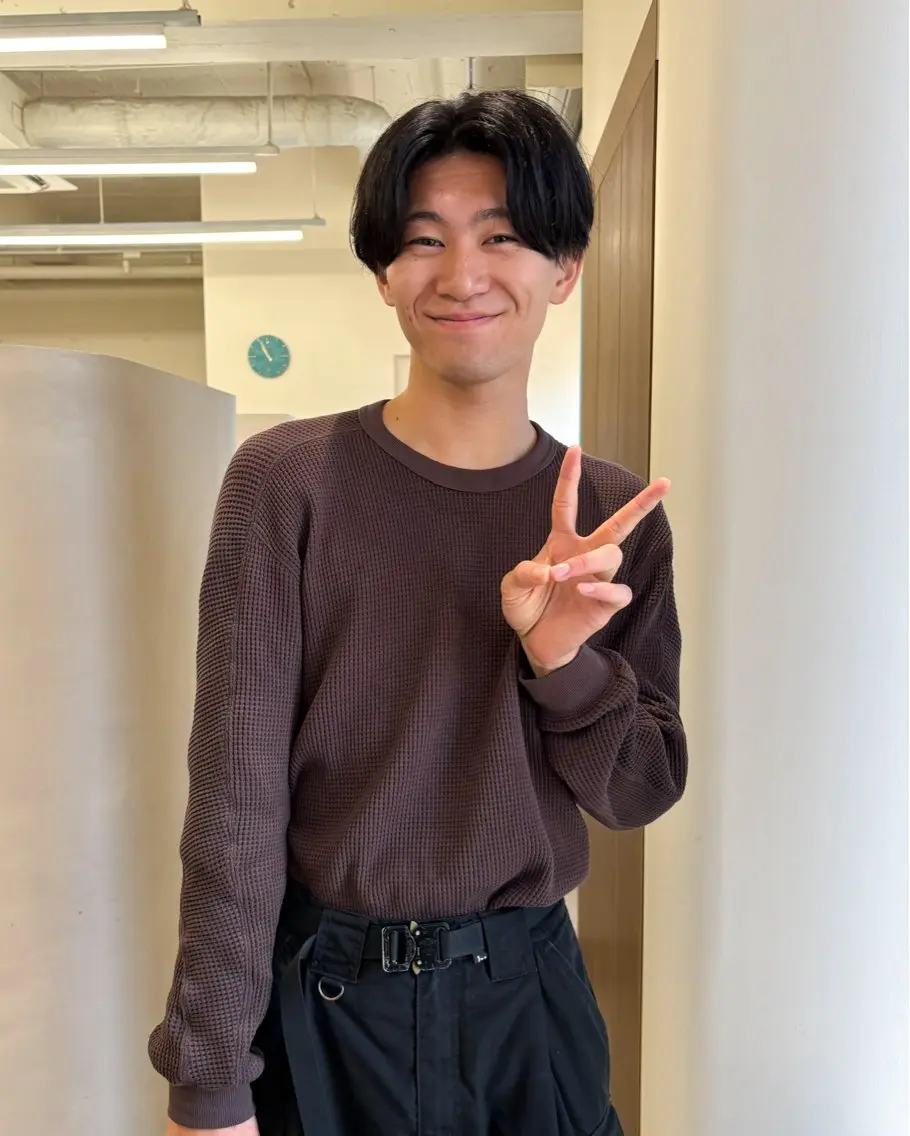 ショート メンズ センターパート トリートメント 【似合わせカット】 谷口海斗のヘアスタイル