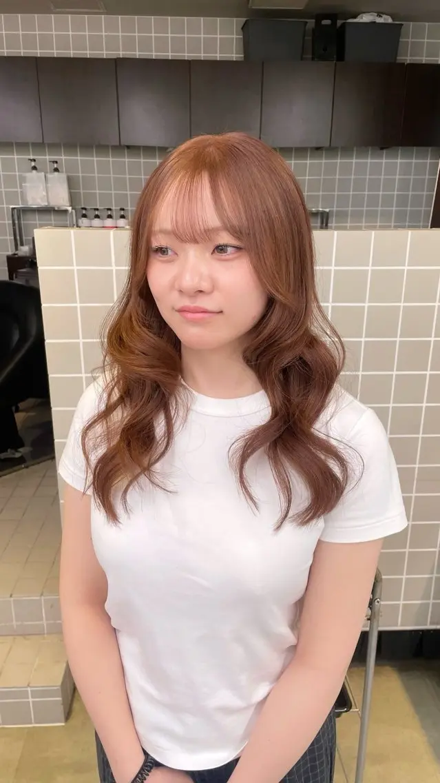 カラー ヘアカラー トリートメント ヘッドスパ 🖤透明感カラー| 艶髪|レイヤーカットのヘアスタイル