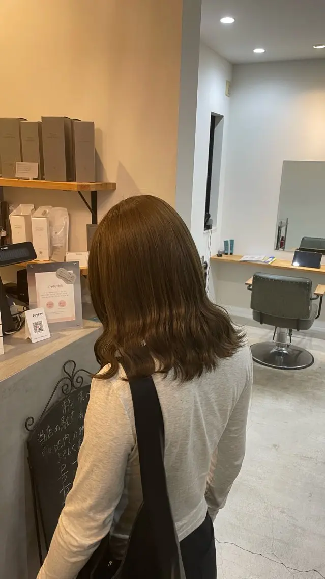 カラー ヘアカラー 村井 あこのヘアスタイル