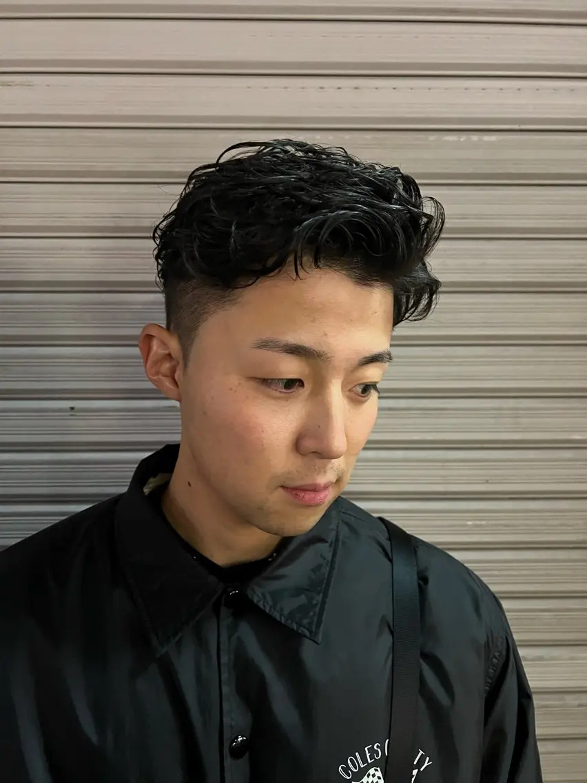 ショート パーマ 吉田 一希のヘアスタイル