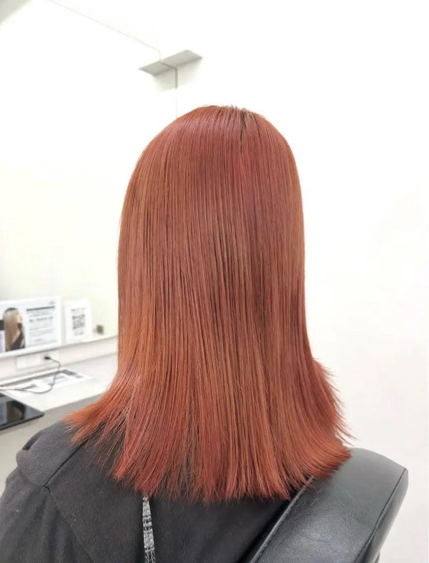 セミロング カラー ヘアアレンジ 李奈🫧府中/ レイヤー透明感カラーのヘアスタイル