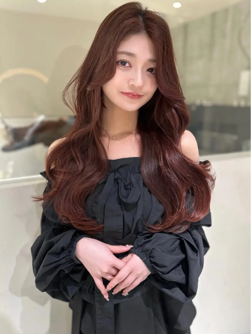 ロング カラー カット ヘアカラー トリートメント 《髪質改善✖️オリー ブ🧸》小嶋拓也のヘアスタイル