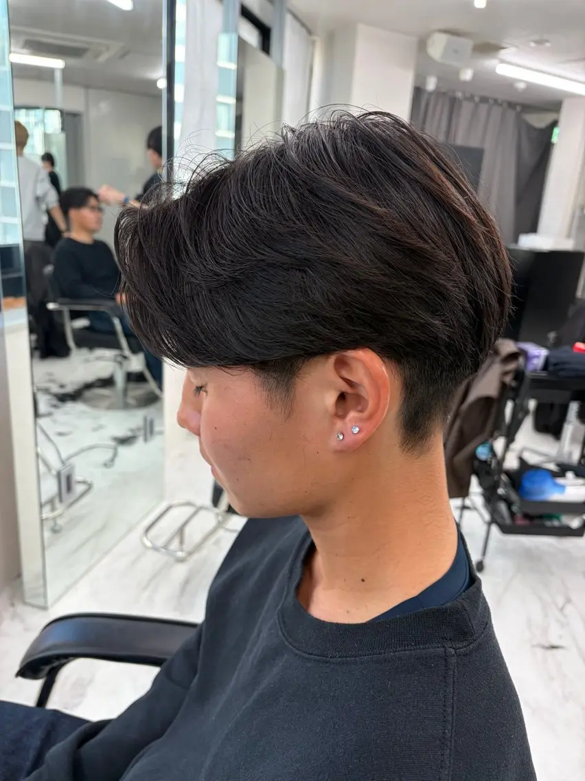 ショート フジイ カナウのヘアスタイル
