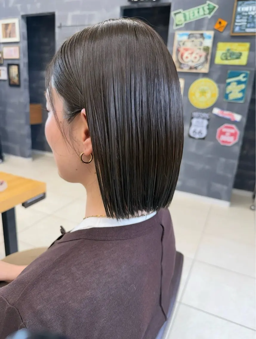 ミディアム カラー トリートメント ヘアカラー 平野 凛のヘアスタイル