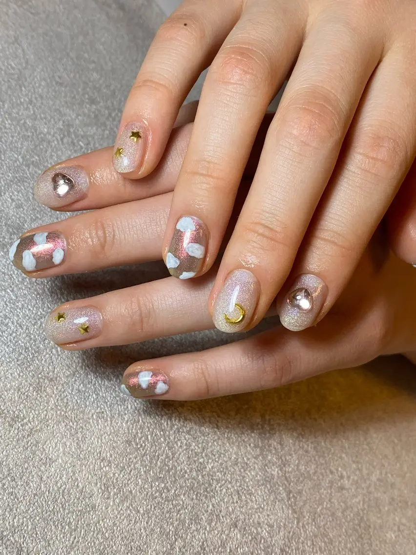 ネイル マグネットネイル ハンドネイル LIll nailのネイルデザイン