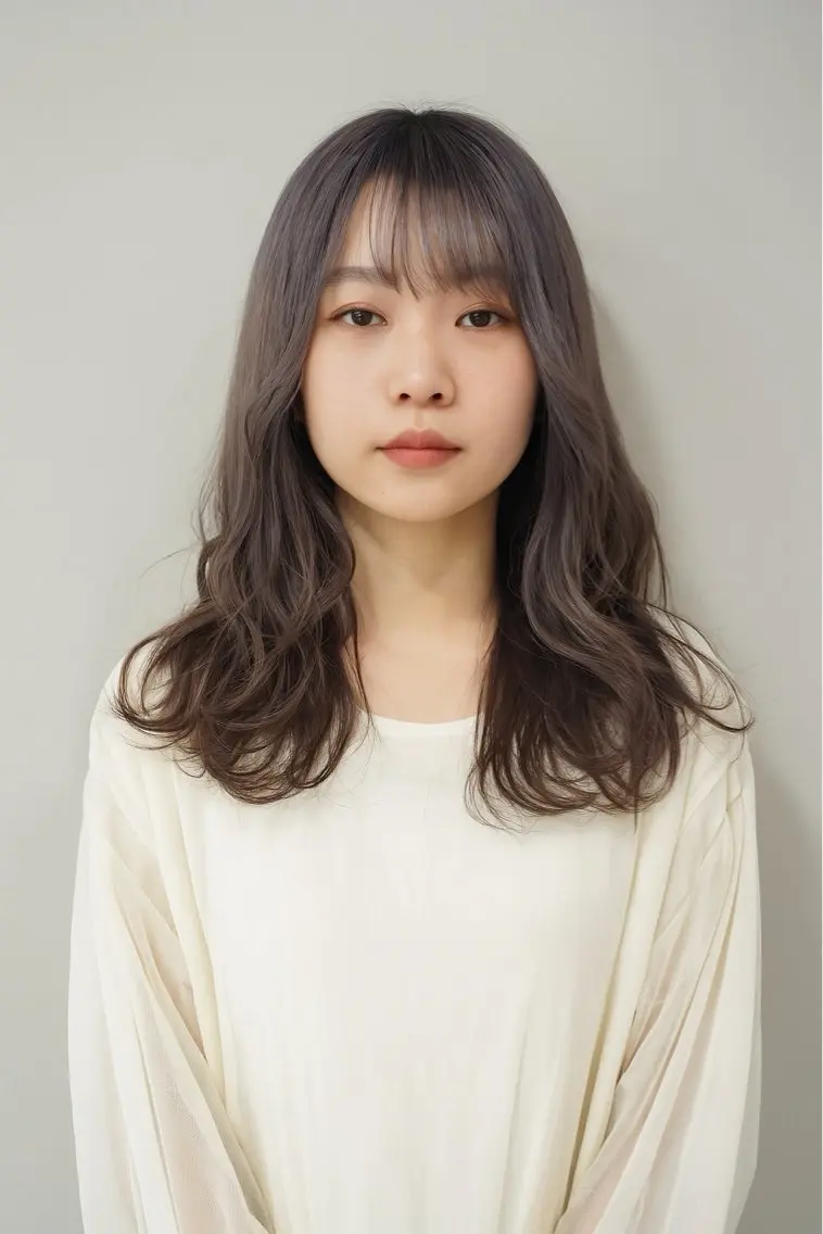 【低ダメージで憧れの透明感】韓国風全体ケアダブルカラー(ブリーチ込み)の写真