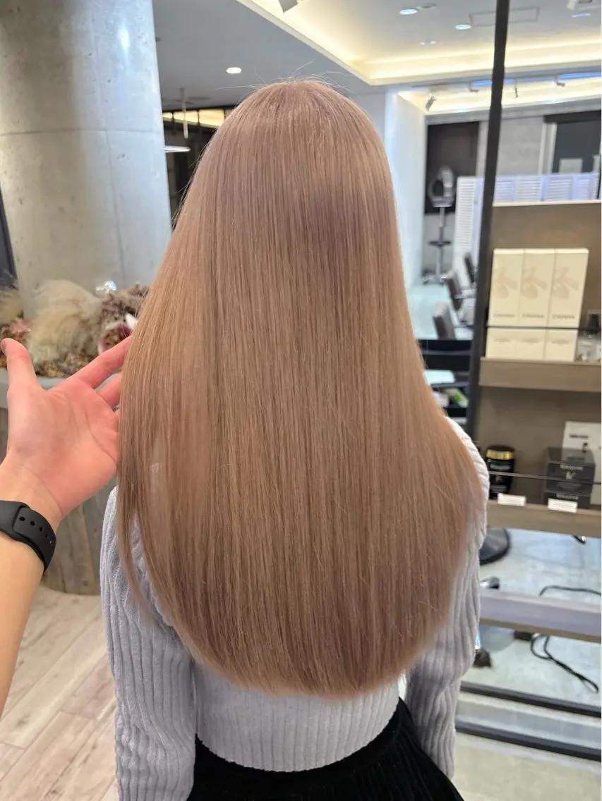 ロング ヘアカラー ケアブリーチ🌟 ♢WATARU♢のヘアスタイル