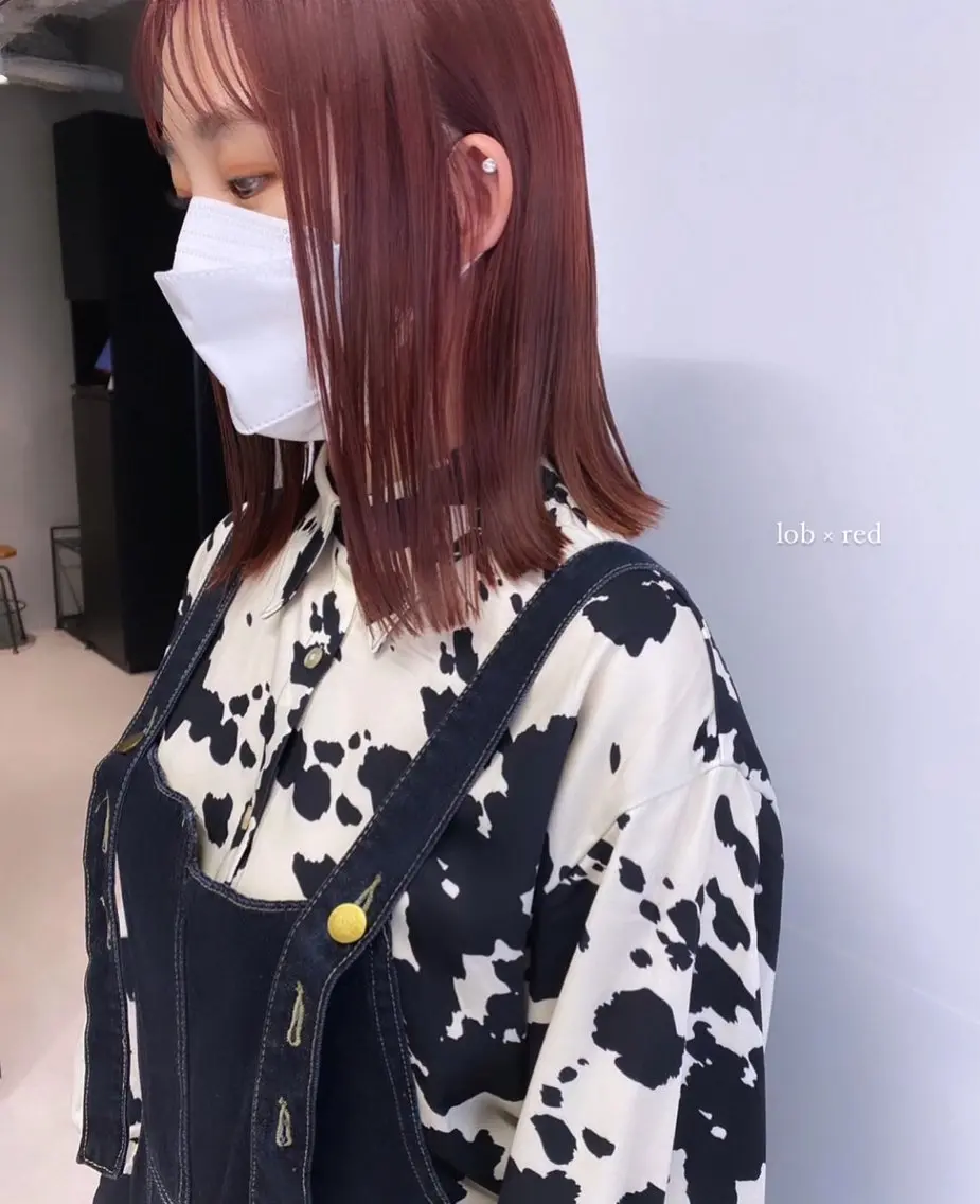 ミディアム カラー ヘアカラー マンツーマン半個室 tamuraのヘアスタイル