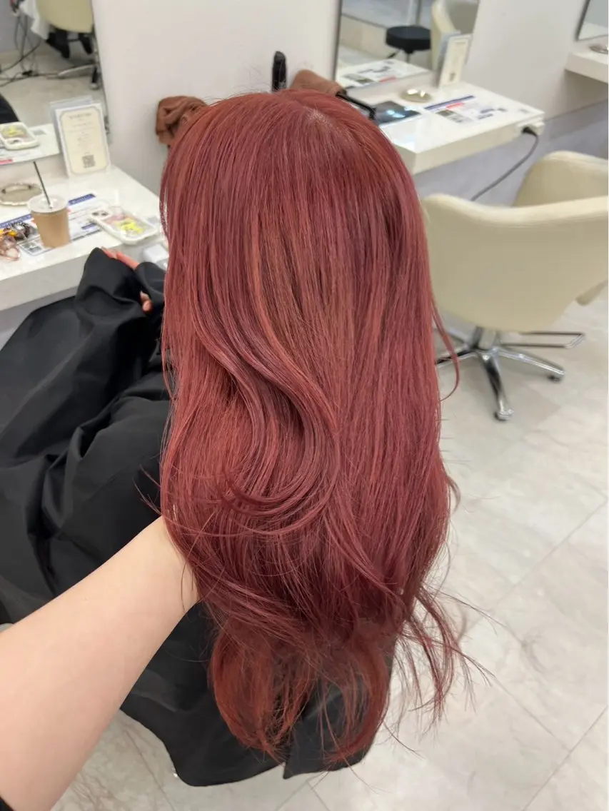 ロング ヘアカラー kaori/ ワンカラー/渋谷のヘアスタイル