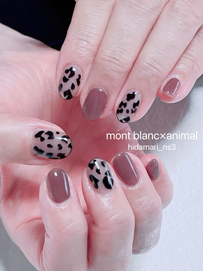 ネイル アニマル柄 持ち込み ハンドネイル NailSalon ひだまりのネイルデザイン
